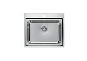 LAVELLO INC. INOX 590X500 1VASCA EVO FOSTER