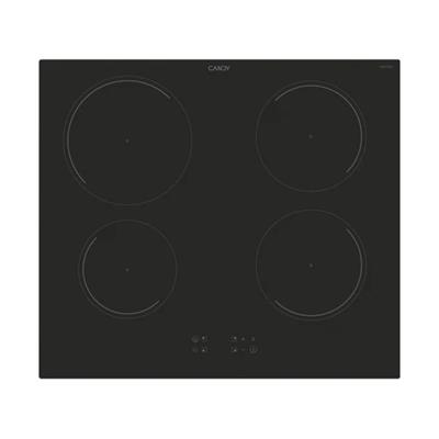 CITT642C/E1 P.COTT.4 ZONE 59X52 INDUZIONE V.NERO CANDY