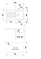 ATLANTIC LAV. 86X50 1V+GOCC INC. UG. BIANCO PLADOS
