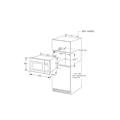 FORNO INC. MICROONDE DA PENSILE 17 LITRI ELET. INOX MIDEA
