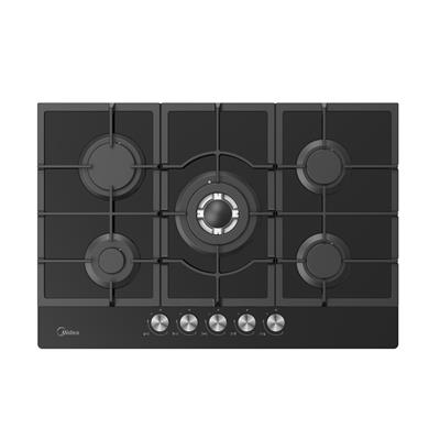 P.COTT. INC. 5 GAS CM.75 DOPPIA CORONA VETRO NERO MIDEA