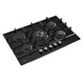 P.COTT. INC. 5 GAS CM.75 DOPPIA CORONA VETRO NERO MIDEA