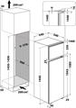 IND2040E FRIGO INC. DOPPIA PORTA H.145 CLASSE E INDESIT