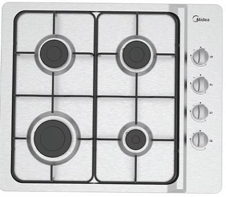 P.COTT. INC. CM.60 4 GAS  COMANDI LATERALI  INOX       MIDEA
