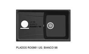 ROXANA LAV. 86X50 1V+GOCC INC. UG. BIANCO PLADOS